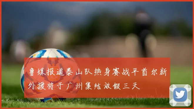 鲁媒报道泰山队热身赛战平首尔新外援将于广州集结放假三天